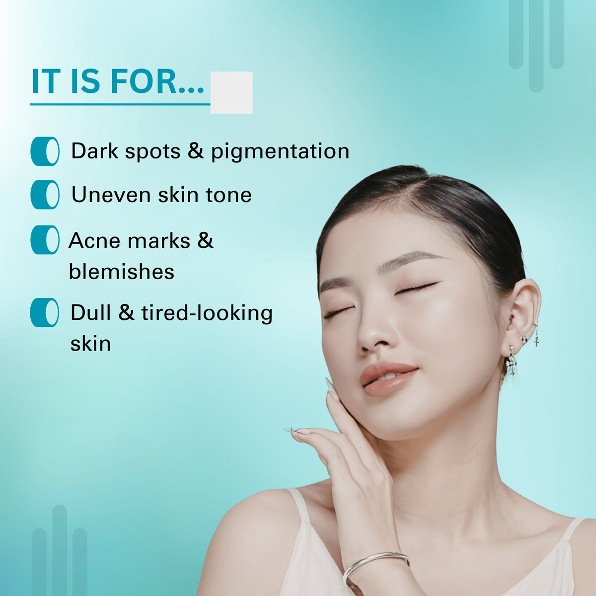 Dermacells 5% Kojic Acid Face Serum 30ml | 1% Alpha Arbutin & Niacinamide | Dark Spots & Pigmentation Serum