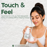 DERMACELLS 2% Glutathione Foaming Face Wash with Alpha Arbutin, D-Panthenol, Mulberry & Papaya Extracts – 100 ml